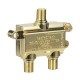 RadioShack 1502586 VHF/UHF Gold-Plated Splitter-Combiner