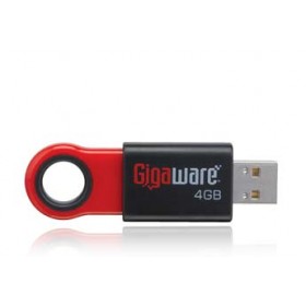 GIGAWARE 4GB USB SLIDER FLASH DRIVE