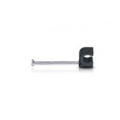 RadioShack Black Single Cable Coax Nail-In Clips