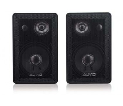 AUVIO® 4 inch 3-Way Indoor/Outdoor Speakers (Pair)