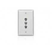 RadioShack 3-Terminal Audio/video Wall Plate