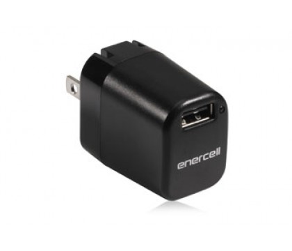 Enercell® 1.5A Micro USB Black AC Adapter