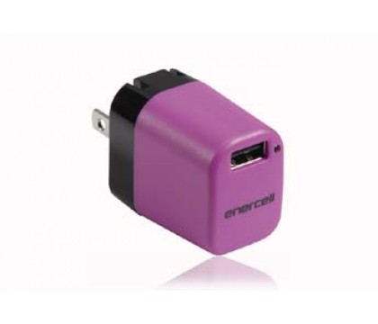 Enercell® 5V/1A AC USB Purple Charger