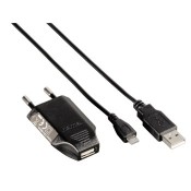 Hama micro USB Charging Cable & USB Charger