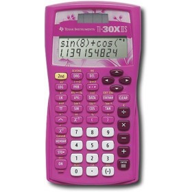 تكساس (TI-30XIIS Pink) اّلة حاسبة