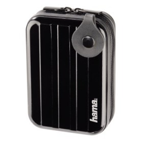 Hama 00103858 Hardcase Metal Style Camera Bag, 60 H, Black