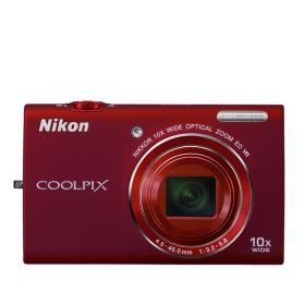 NIKON COOLPIX S6200 16MP RED DIGI CAM