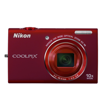 NIKON COOLPIX S6200 16MP RED DIGI CAM