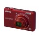 NIKON COOLPIX S6200 16MP RED DIGI CAM