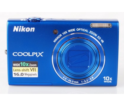NIKON COOLPIX S6200 16MP BLUE DIGI CAM