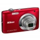 NIKON COOLPIX S2600 14MP RED DIGI CAM