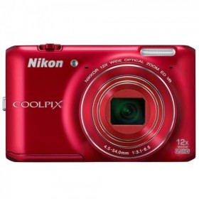 NIKON COOLPIX S6400 16MP RED DIGI CAM