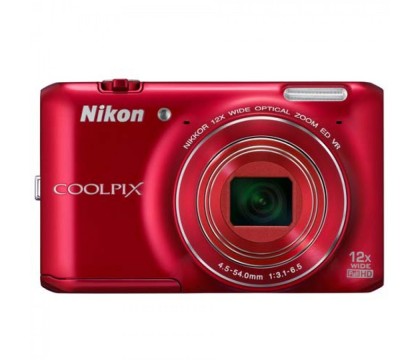 NIKON COOLPIX S6400 16MP RED DIGI CAM