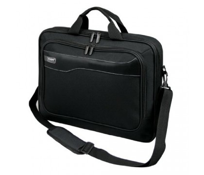 Port Designs HANOI Clamshell Notebook Bag 15.6 inch, Black