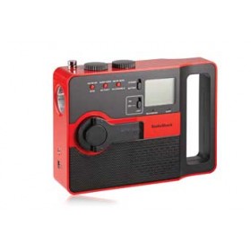 RadioShack® AM/FM Crank Red Radio