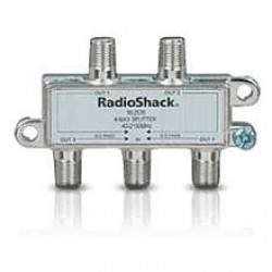 RadioShack® 1-in / 4-out Satellite 4-Way Splitter