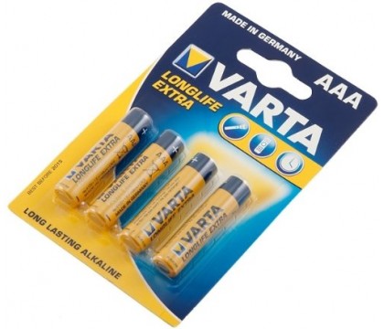 VARTA ALKALINE LLX4103 AAA/4+LLX4103 AAA/4