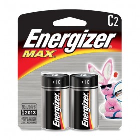 Energizer Max ALKALINE BACK OF 2 C