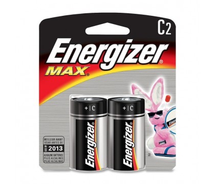 Energizer Max ALKALINE BACK OF 2 C