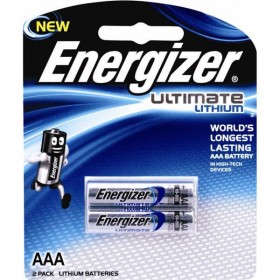 ENERGIZER 2 AAA LITHUM BATTERIES