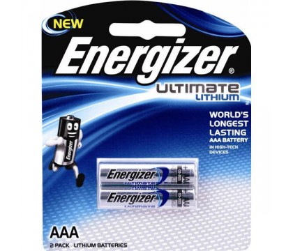 ENERGIZER 2 AAA LITHUM BATTERIES