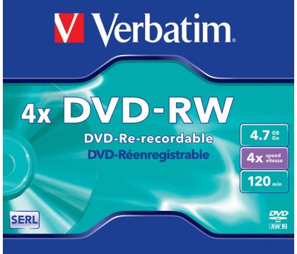 Verbatim 4.7GB 4X DVD+RW