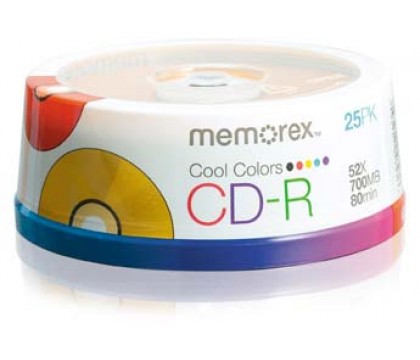 Memorex® Cool Colors CD-R