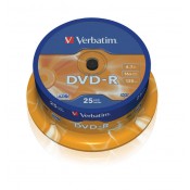 Verbatim MATT SILVER 4.7GB 16X 25 DVD-R