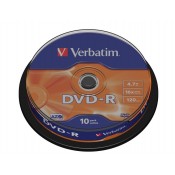 Verbatim MATT SILVER 4.7GB 16X 10 DVD-R