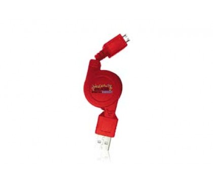 Digital Energy Retractable Micro USB/USB Red Cable