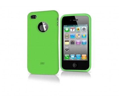 SBS PVC IPHONE 4G GREEN CASES