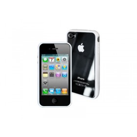 PURO IPHONE 4 CLEAR WHITE COVER