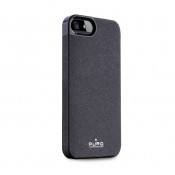 PURO IPHONE 5 ECOLEATHER BLACK COVER