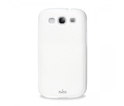 PURO GALAXY S 3 ECOLEATHER WHITE COVER