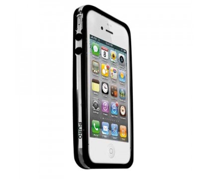 PURO IPHONE 4 BUMPER BLACK CASE