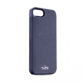 PURO IPHONE 5 ECOLEATHER BLUE COVER