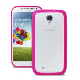 PURO GALAXY S4 CLEAR PINK COVER
