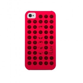 iLuv ICC731RED SOFT COATED ULTRA THIN CASE