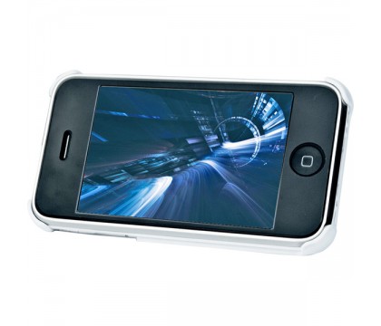 iLuv ICC76WHT IPHONE HOLSTER WITH STAND COVER