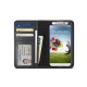 ILUV LEATHER WALLET GALAXY S4 BLK CASE