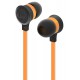 iLuv IEP336ORGN Neon Earphone with SpeakEZ Remote - Orange