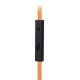 iLuv IEP336ORGN Neon Earphone with SpeakEZ Remote - Orange