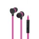 iLuv NEONGLOWSPN Neon Glow Talk Earphones - Pink