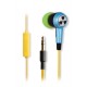 iFrogz EP-OZ-MIC-BLU-LIM OZONE MIC- BLUE/LIME EARBUDS