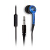 iFrogz EPD33 EarPollution Plugz Earbuds with Mic - Blue
