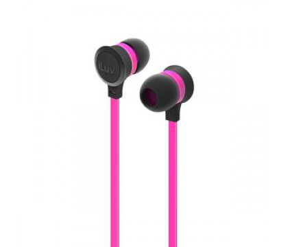 iLuv Neon Sound Earphones - Pink