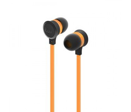 iLuv Neon Sound Earphones - Orange