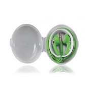 AUVIO® w/ Carrying Case Green Earbuds