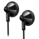 Philips Microphone Black Headphones