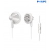 Philips SHE2105 In-Ear with Microphone White Headphones